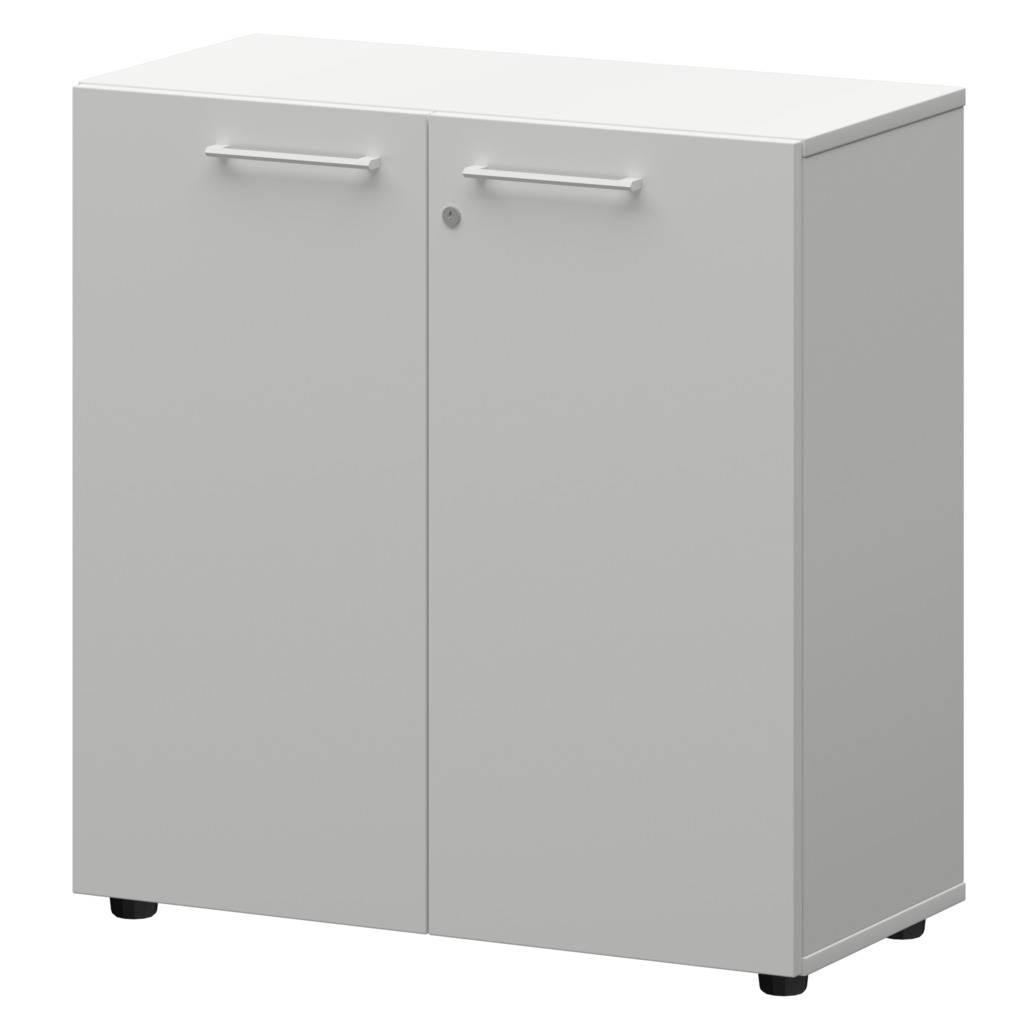 Шкаф низкий закрытый СМШ28F(Б) Белый 792x380x811 Кортез — 2