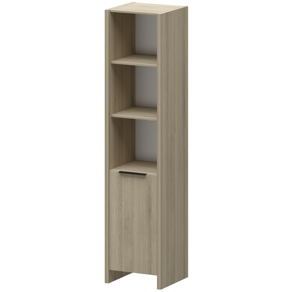 Стеллаж узкий комбинированный КТ-41.38/КТ-50.18 Кронберг 466x438x1968 Акцент — 2
