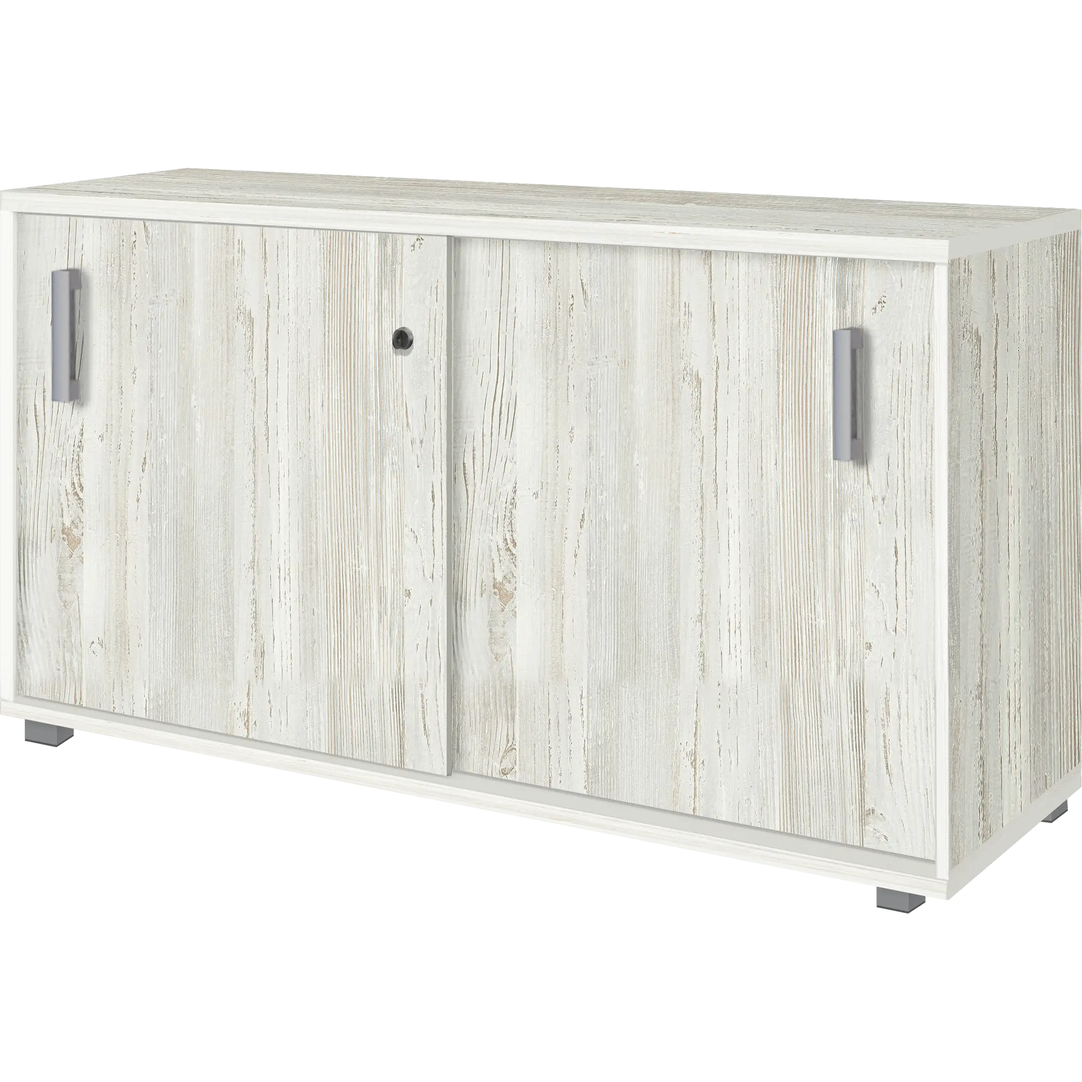 Тумба-купе НТМ-15.7 Сосна винтер 1496×442×750 Аргентум