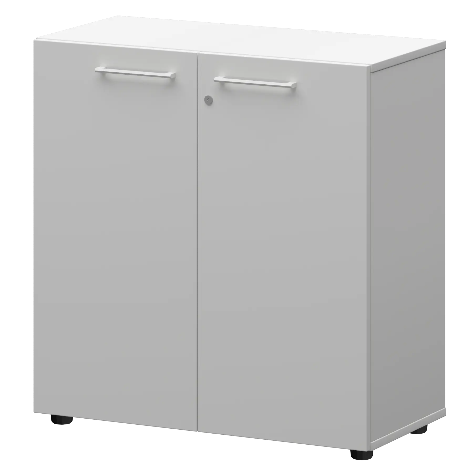Шкаф низкий закрытый СМШ28F(Б) Белый 792×380×811 Кортез