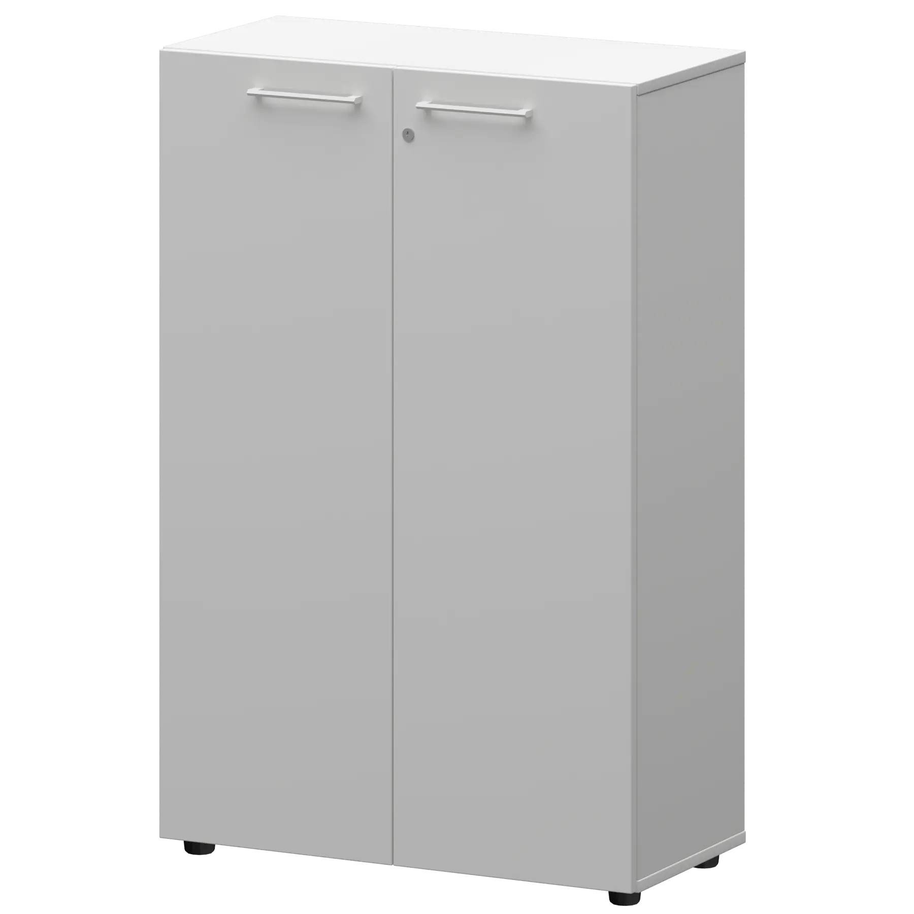 Шкаф средний закрытый СМШ38F(Б) Белый 792×380×1190 Кортез