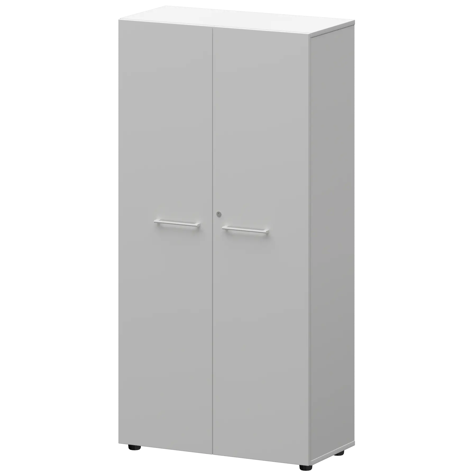 Шкаф высокий закрытый СМШ48F(Б) Белый 792×380×1595 Кортез