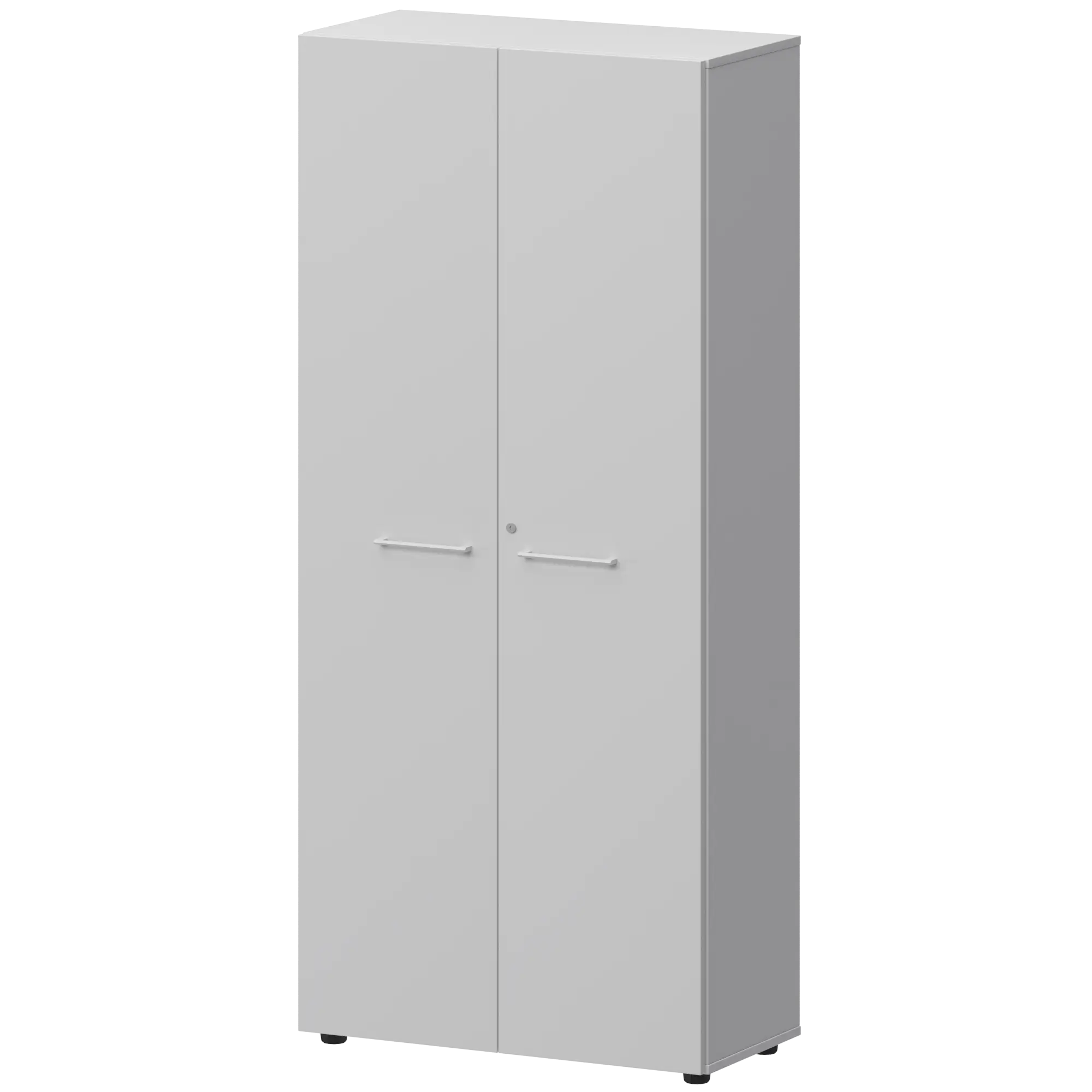 Шкаф высокий закрытый СМШ58F(Б) Белый 792×380×1990 Кортез