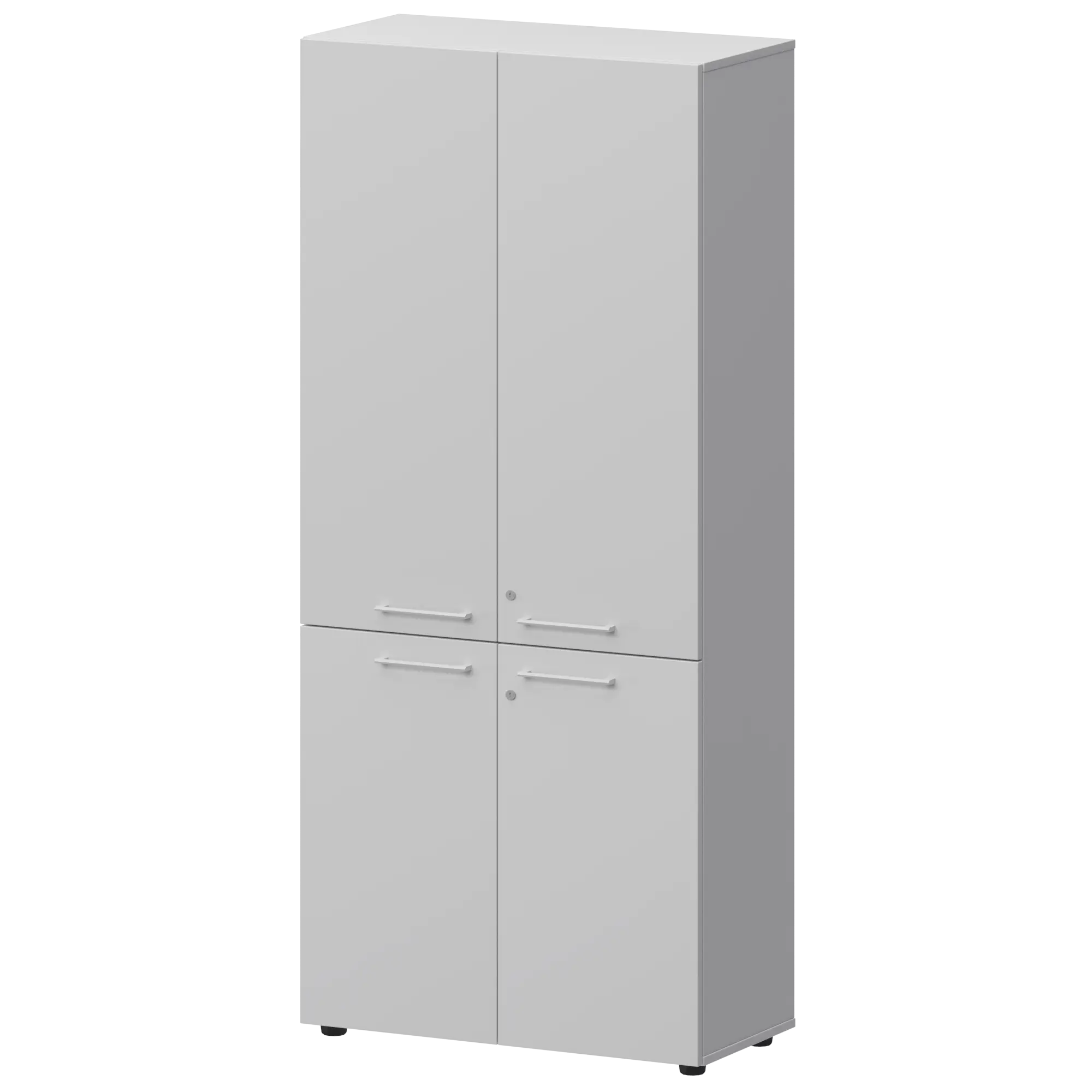 Шкаф высокий закрытый СМШ58.28F.38V(Б) Белый 792×380×1990 Кортез